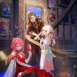 This is a pixiv picture whose title is 7周年おめでとう絵.