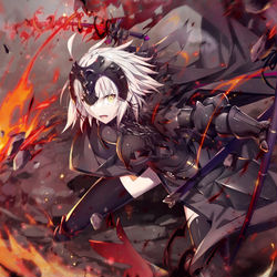 This is a pixiv picture whose title is C100 ジャンヌオルタ.