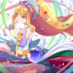 This is a pixiv picture whose title is キュアフィナーレ変身.