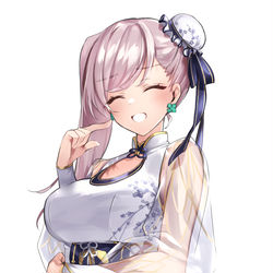 This is a pixiv picture whose title is 英霊夢装　武蔵ちゃん.