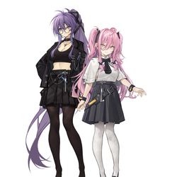 This is a pixiv picture whose title is Rain&Snowキャラクタ設定.
