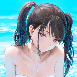This is a pixiv picture whose title is SUMMER.