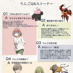 This is a pixiv picture whose title is りんごQ&Aコーナー.