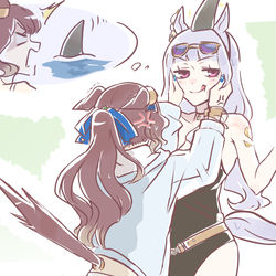 This is a pixiv picture whose title is 🦈.
