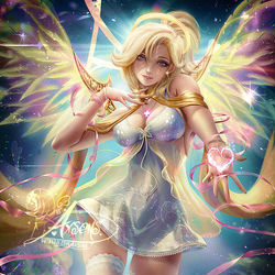 This is a pixiv picture whose title is マーシー / Angel Mercy.