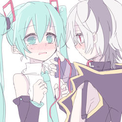 This is a pixiv picture whose title is リードを渡す.