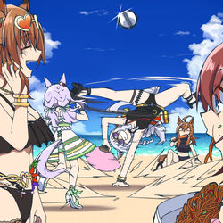 This is a pixiv picture whose title is ありがとう夏イベスト.