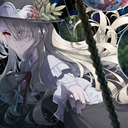This is a pixiv picture whose title is 蓬莱人形.