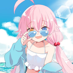 This is a pixiv picture whose title is 水着ホシノ.