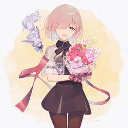 This is a pixiv picture whose title is FGO7周年.