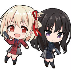 This is a pixiv picture whose title is リコリコ.
