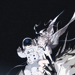 This is a pixiv picture whose title is Blue Star.