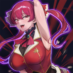 This is a pixiv picture whose title is 2022.08.02_houshou marine.