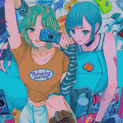 This is a pixiv picture whose title is 無題.