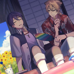 This is a pixiv picture whose title is 夏の咎人。.
