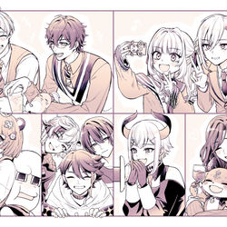 This is a pixiv picture whose title is V詰め。.