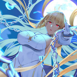 This is a pixiv picture whose title is FGO7周年 アルクェイド.