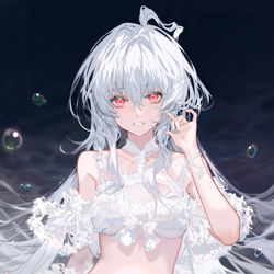 This is a pixiv picture whose title is White.