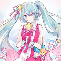 This is a pixiv picture whose title is マジカルミライ2022.