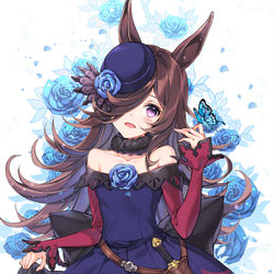 This is a pixiv picture whose title is マイブルーローズ.