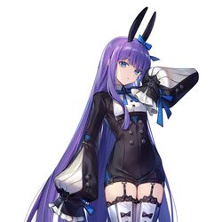 This is a pixiv picture whose title is 【FGO】メルト×バニー.