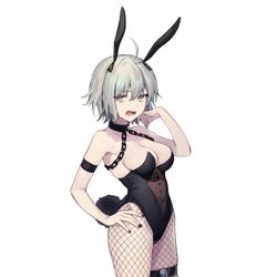 This is a pixiv picture whose title is 【FGO】ジャンヌオルタ×バニー.