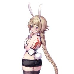 This is a pixiv picture whose title is 【FGO】ジャンヌ×バニー.
