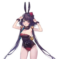 This is a pixiv picture whose title is 【FGO】北斎×バニー.
