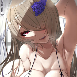 This is a pixiv picture whose title is 一番幸せな食事😋.