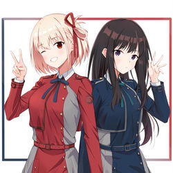 This is a pixiv picture whose title is Lycoris.