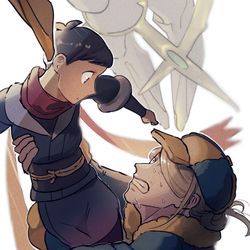 This is a pixiv picture whose title is ウォロ主＋a.