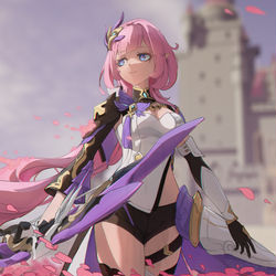 This is a pixiv picture whose title is 致——无瑕的爱莉希雅.