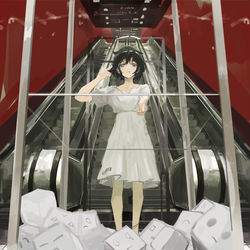 This is a pixiv picture whose title is 左右.