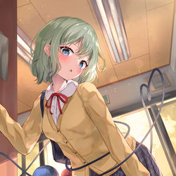 This is a pixiv picture whose title is 一緒に帰る？.