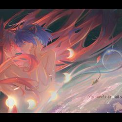 This is a pixiv picture whose title is You and I are all stardust.