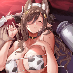 This is a pixiv picture whose title is 牛コスガレヲンさん.