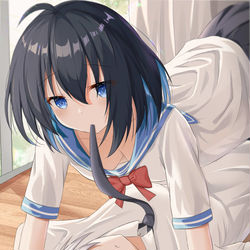 This is a pixiv picture whose title is 教室内.