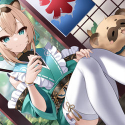 This is a pixiv picture whose title is 風真いろは.