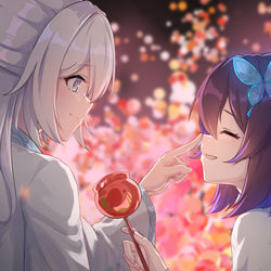 This is a pixiv picture whose title is DAY4 吃糖.