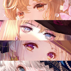 This is a pixiv picture whose title is 👀✨.
