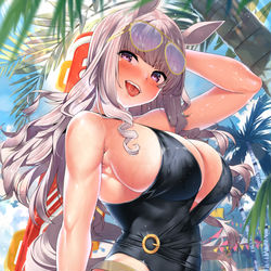 This is a pixiv picture whose title is 水着ゴルシ.