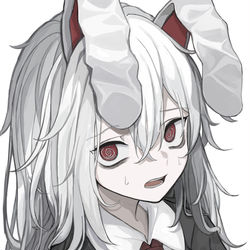 This is a pixiv picture whose title is アルビノうどんげ.