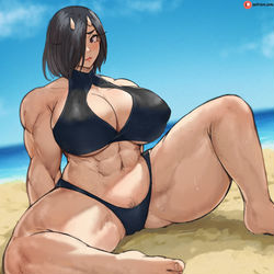 This is a pixiv picture whose title is Oga-san.