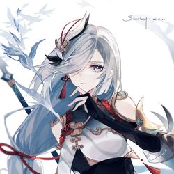 This is a pixiv picture whose title is 鹤.