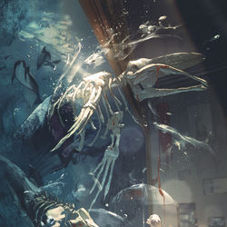 This is a pixiv picture whose title is 海の絵.