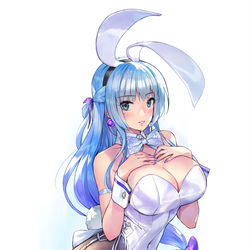 This is a pixiv picture whose title is ブルーロータス.