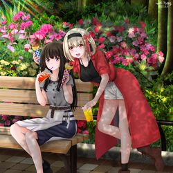 This is a pixiv picture whose title is 井ノ上 たきな&錦木 千束~~~リコリス・リコイル.