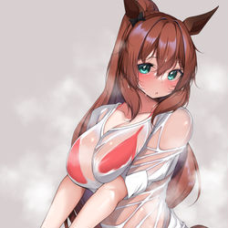 This is a pixiv picture whose title is 水着マルゼンスキー.