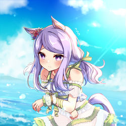 This is a pixiv picture whose title is 水着マックイーン.