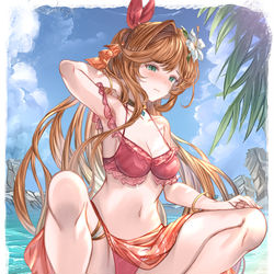 This is a pixiv picture whose title is クラリスさん開脚.